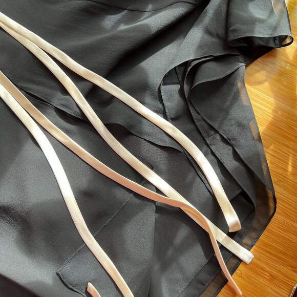 Vintage Pappel Boutique Evening silk top, size 6 - Picture 8 of 8